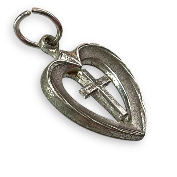 Sterling silver 925 cross pendant - Picture 2 of 4